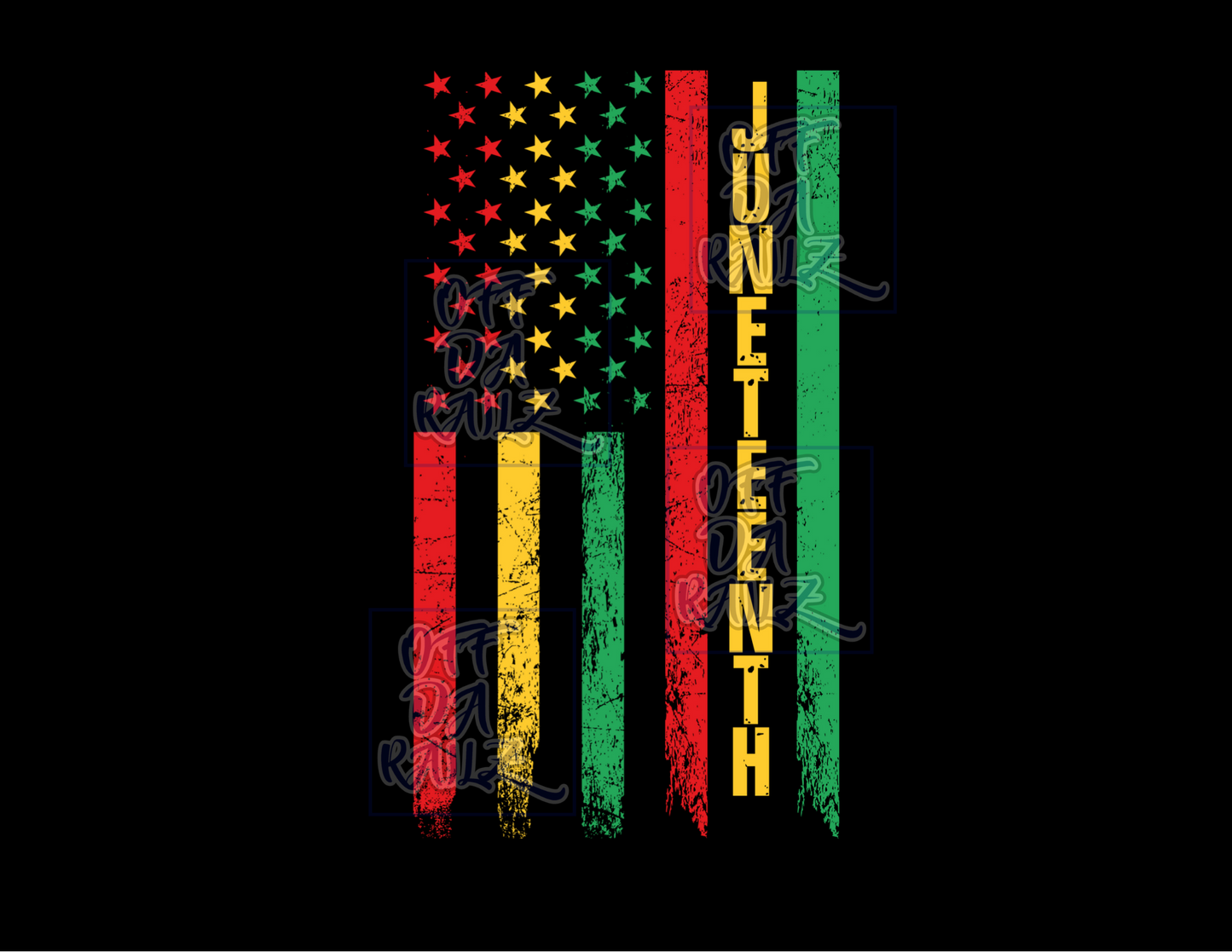 JUNETEENTH FLAG TEE