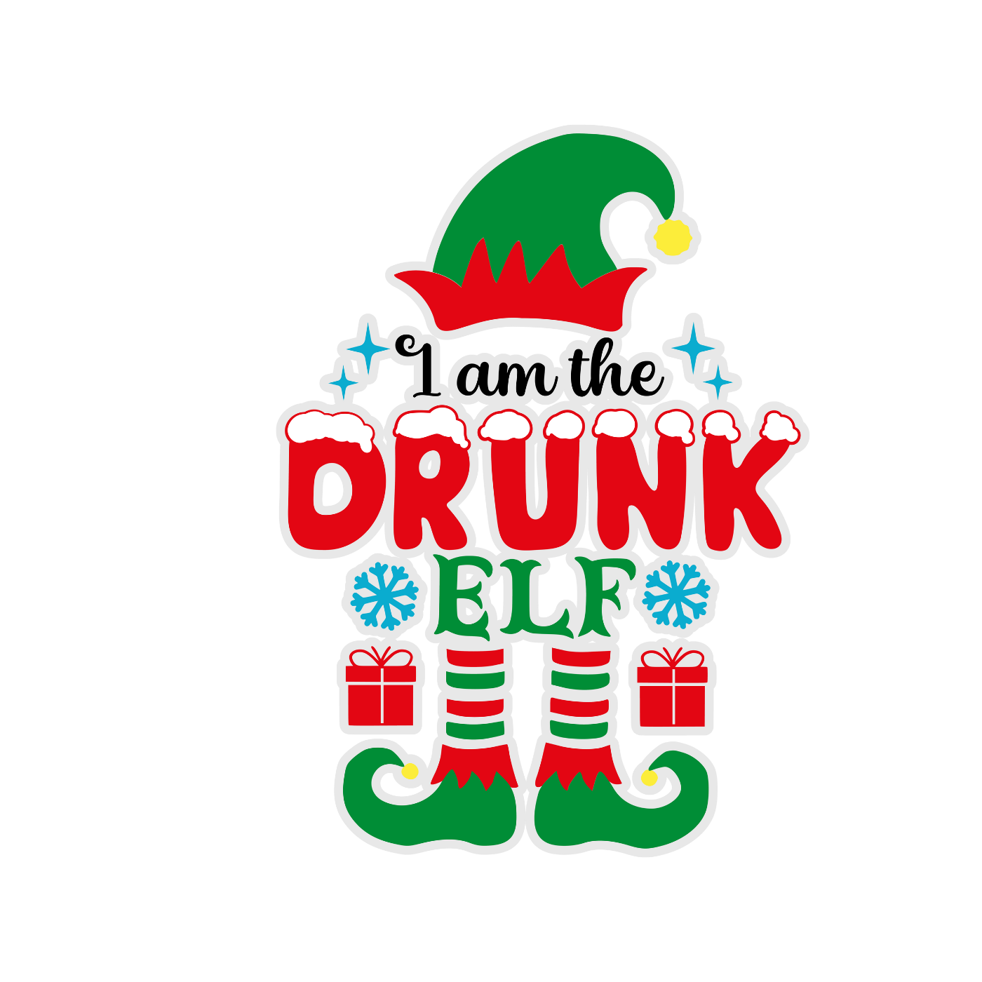 Elf Christmas - DRUNK