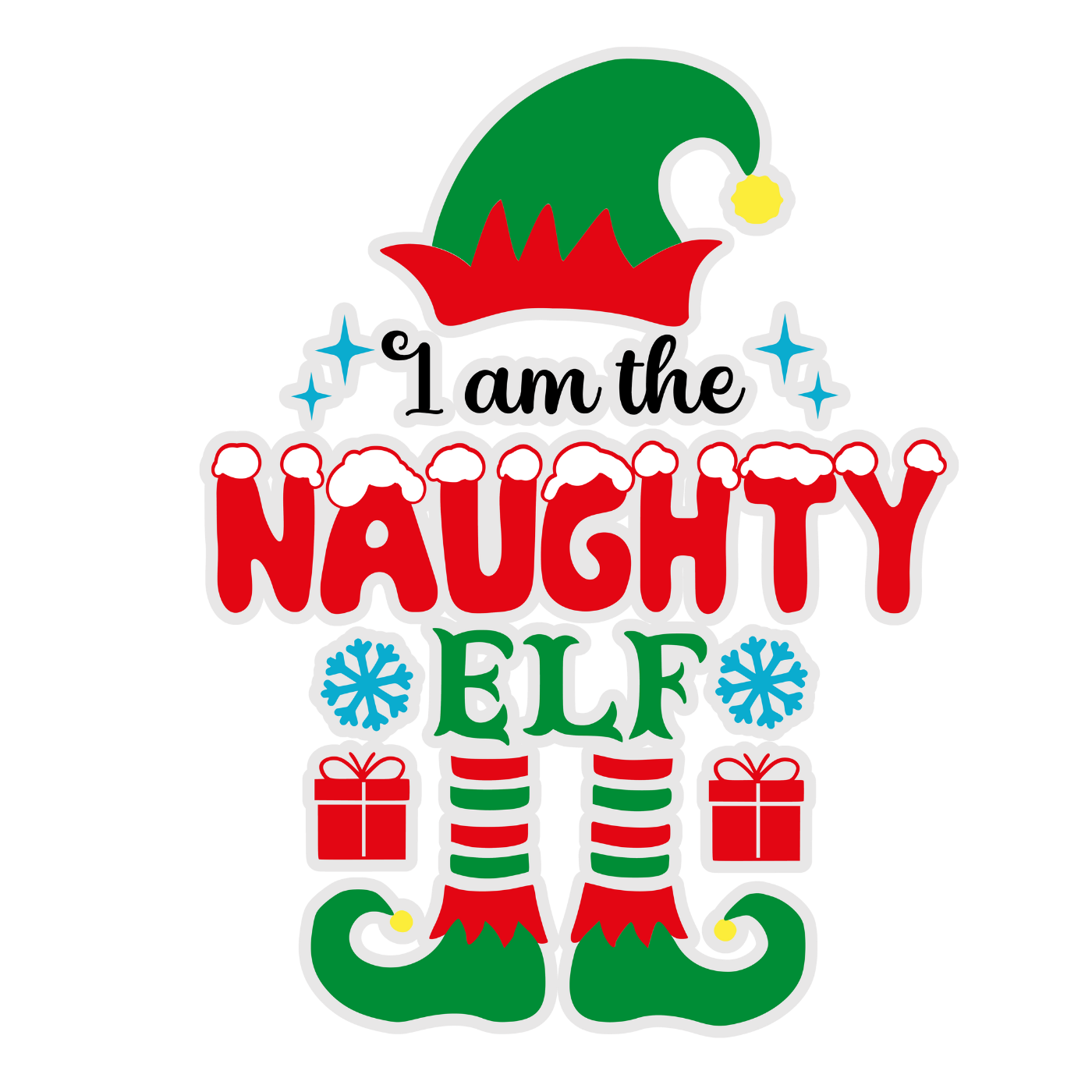 Elf Christmas - NAUGHTY