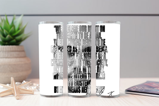 MALCOM X - SPEECH - TUMBLER