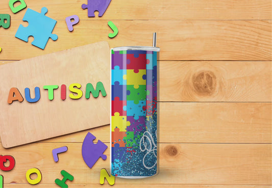Personalized Puzzle Tumbler